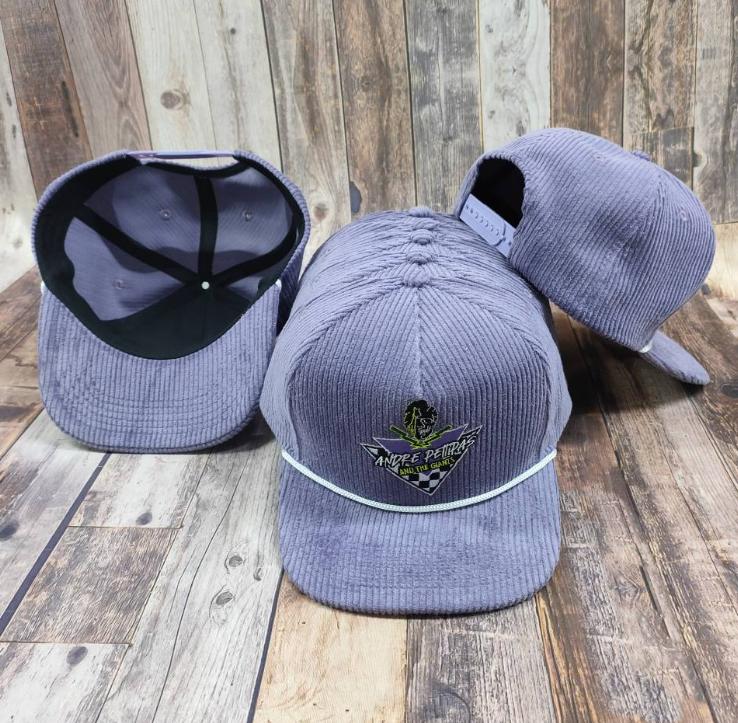 Custom 3D Embroidery Logo Unstructured Corduroy Snapback Cap Corduroy Snapback Hats 58cm FITS ALL бежевый