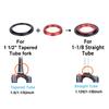 ZTTO 42 52mm MTB Road Bike Steering Column Headset Bike Seal Palin Headset 4252ST