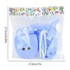 9pcs Plastic Simulation Dentist Play Set Medical Kit Pretend Toy For Kids Hygienic Habbit Cultivation Role Play Game For Childre