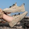 Zapatos informales de malla para hombre, mocasines cómodos para conducir, zapatos planos de verano