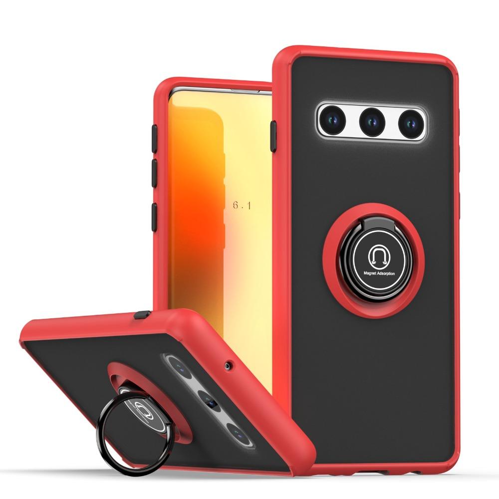 

Полупрозрачный чехол-подставка для телефона для Samsung Galaxy S8 S9 Plus S20 Ultra S21FE Note 20 10 9 Xcover6 Pro Ударопрочный чехол с кольцом Samsung S8