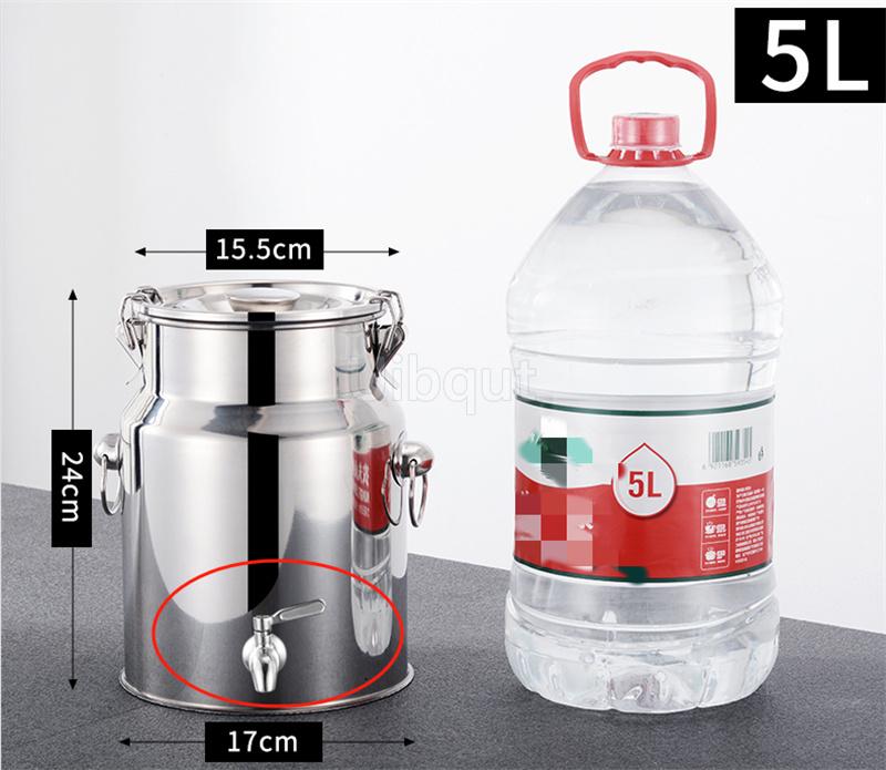 

Герметичная бочка из нержавеющей стали с краном для транспортировки. Бак для пищевого масла. Арахисовое молоко. Чай. Герметичная емкость для вина. Пивоварение. Ферментация.