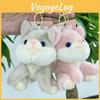 Delightful Fox Small Plush Keychain Fluffy Toy Unique Keychain For Fashion Fun And
