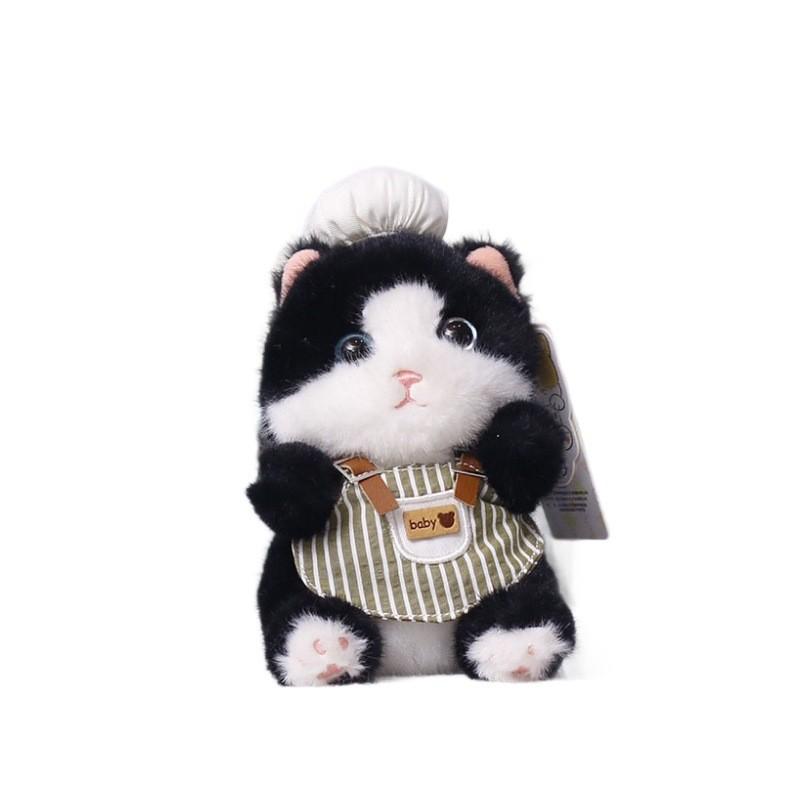 Plush Cat Pendant Cartoon Chef Plush Toy For Kids And Giftgiving