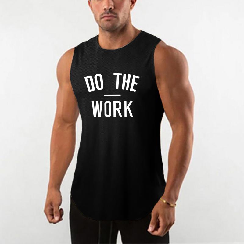 Muscleguys Nowa Fala Młodzieżowy Popularny Sportowy Casualowy Podkoszulek Letni Wygodny Męski Tank Top Fitness Kulturystyka Kamizelka Nadruk Bezrękawnik