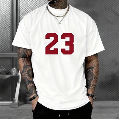 Cotton Mens T-shirt Printing Casual Short Sleeve Fitness Sports Jogging Loose Tees Outdoor High Quality Black White Golf T-shirt