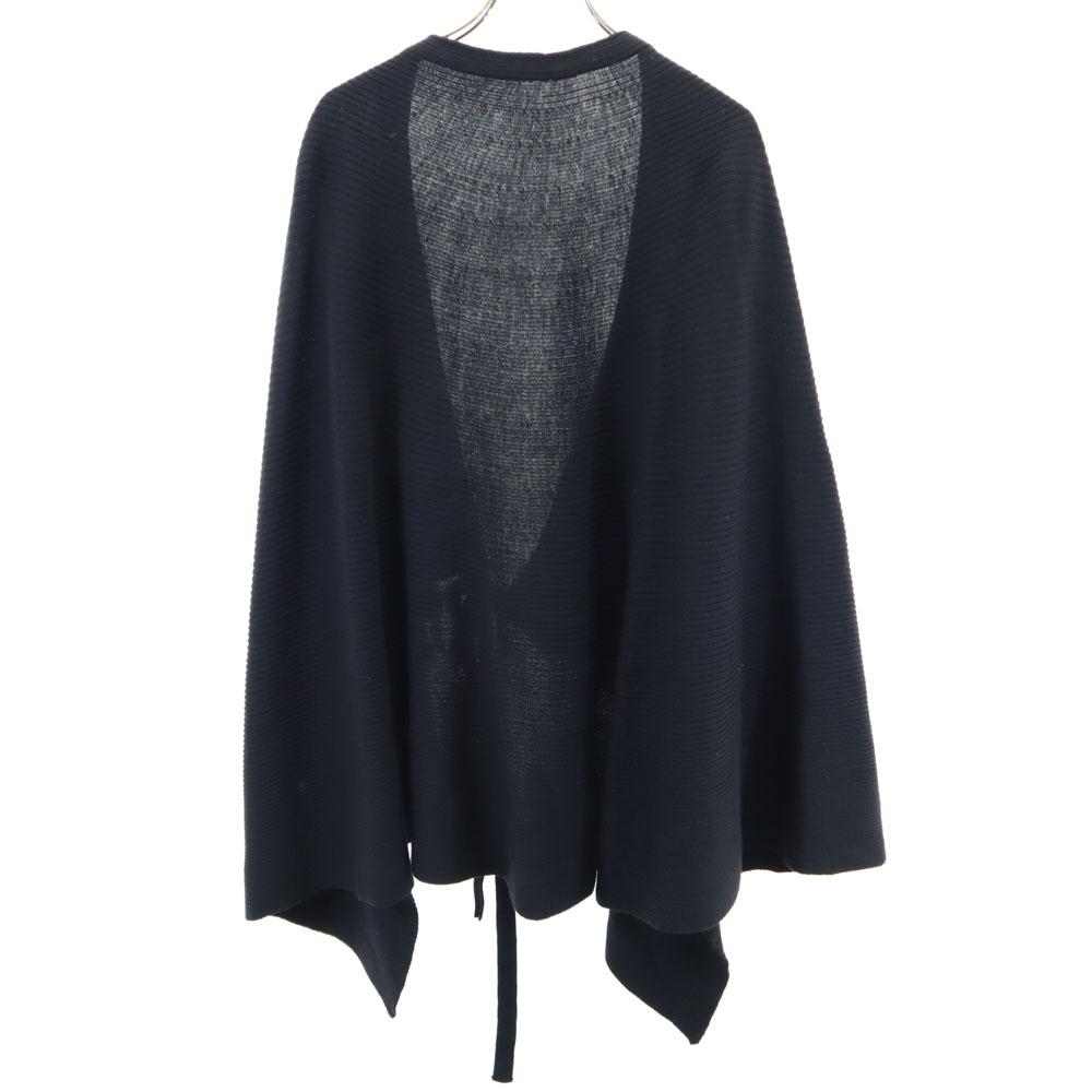 HaaT vlněné žebrované pletené pončo 2 černé Isseimi Sunburn Dámské Použité