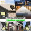 Outdoor LED Solar Wall Light Waterproof PIR Motion Sensor Garden Street Lamp Solar Panel Wall Lamp Decorative Light
