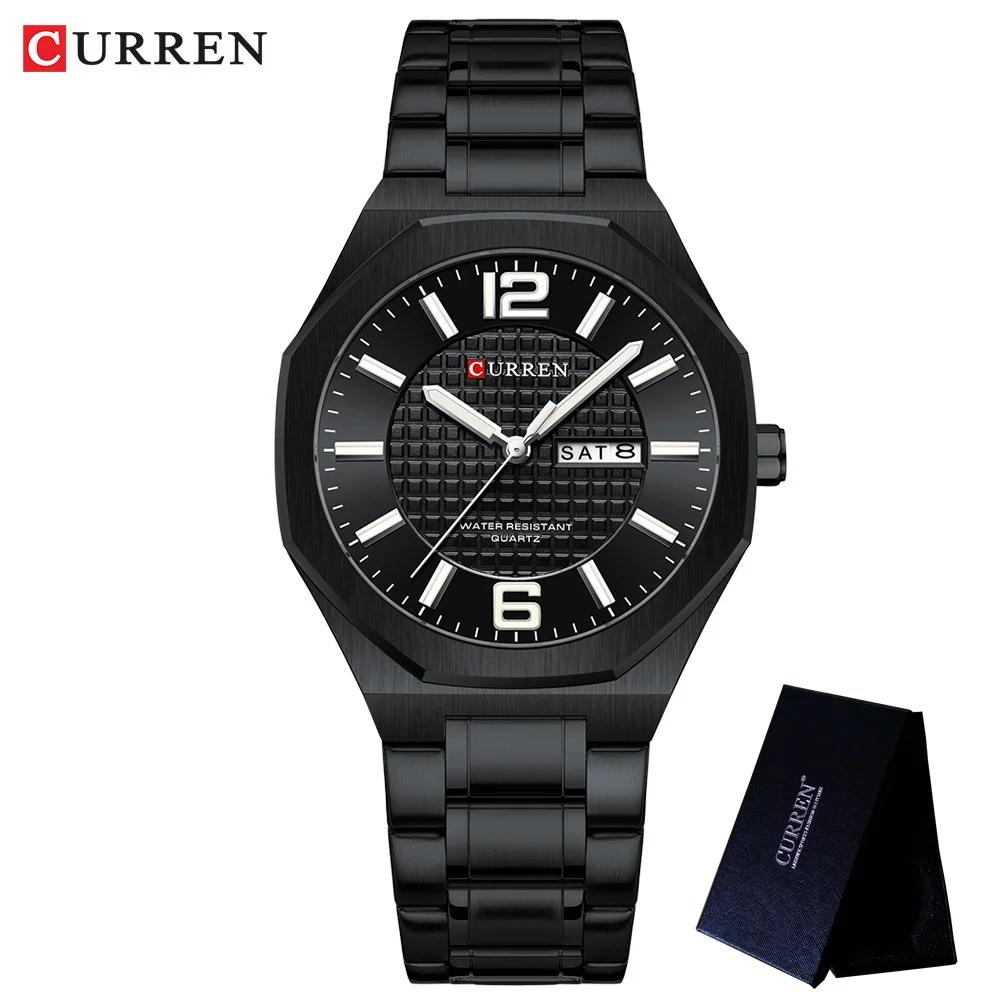 CURREN Men Watch Top Brand Luxury Sport Fashion Waterproof Male Clock Stainless Steel Military Original Quartz Wristwatch 8476