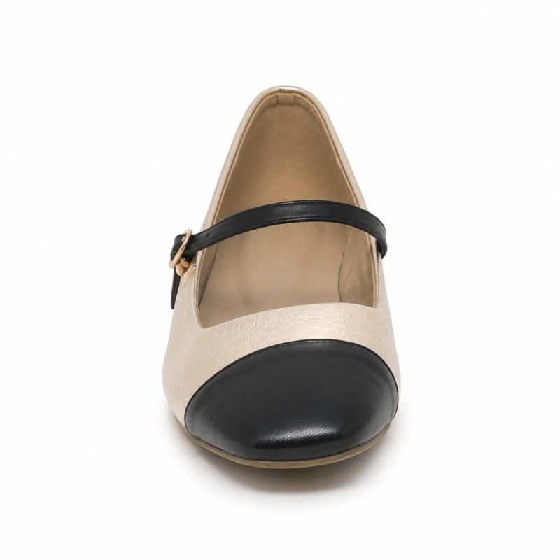 Merceditas Ballerina For Women, Gold And Black. Montevita Romaza 105317