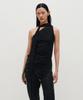 Kimjisu Satin Draped Trousers _ Black