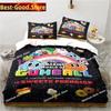 Cartoon The Amazing World Bedding Set Printed single Comforter Quilt Bed Cover Duvet Cover Pillow Case 3 Pieces Kids Adult Size