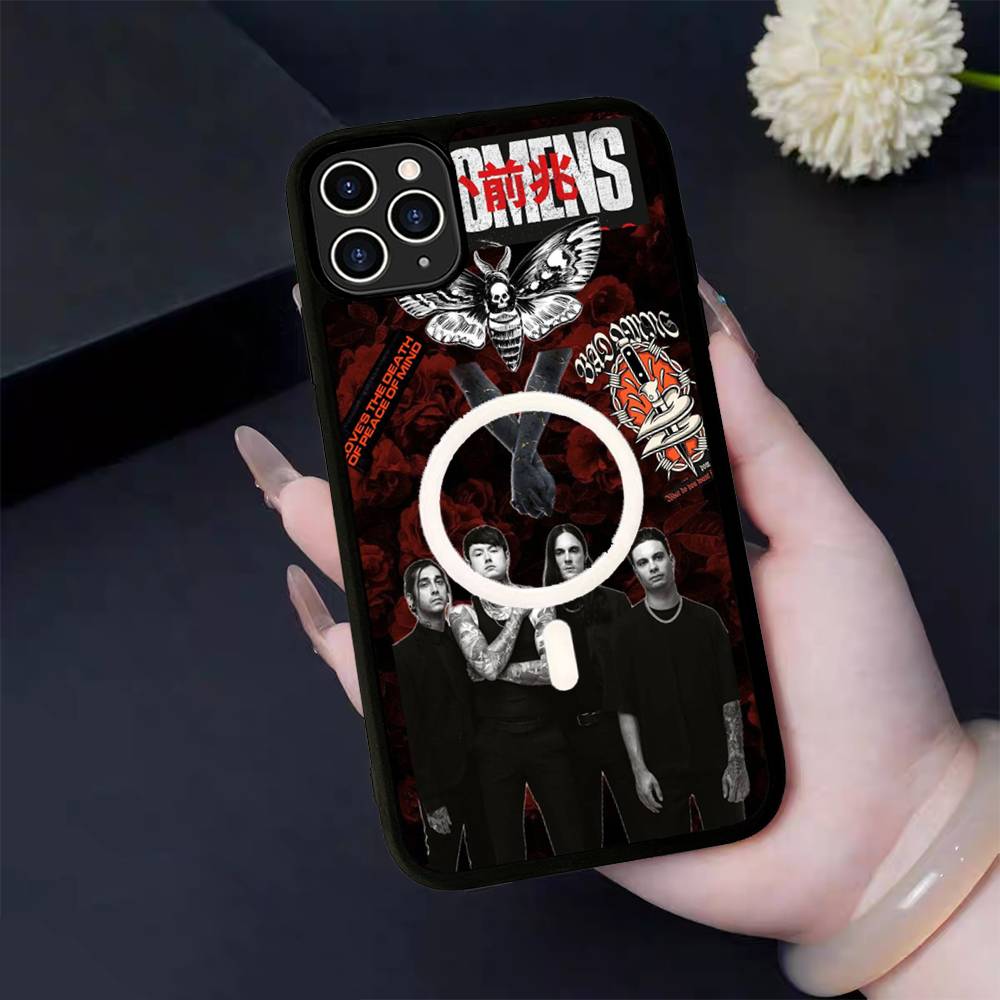 Rock Band Bad O-Omens Magnetic Phone Case For IPhone 16 15 14 13 12 11 17 Pro Max Plus Wireless Charge Cover