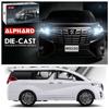 KLT 1:24 Toyota Alphard 20cm Diecast Alloy Car Model Kids Toys