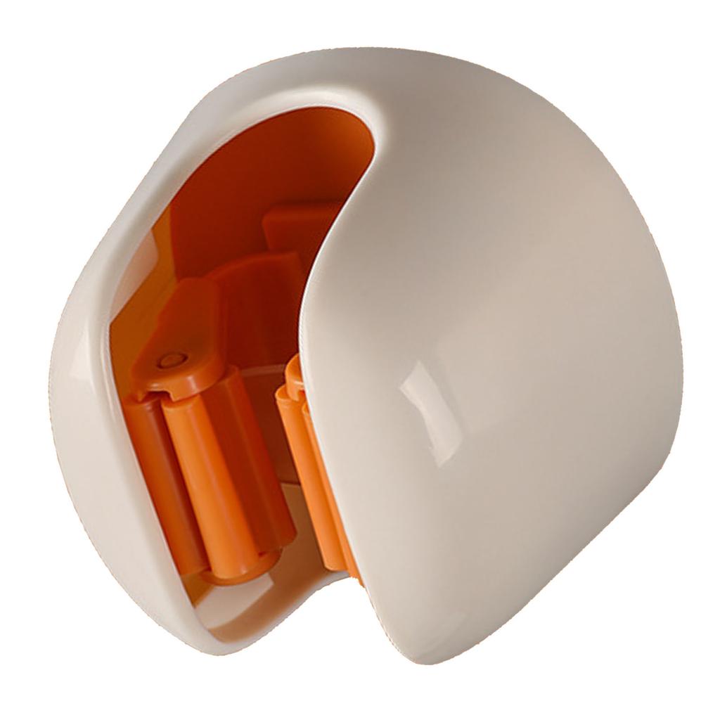 Mop Holder Wall Mount No Drilling Secure Fixation Anti Falling Mop Broom Hanger for Bathroom