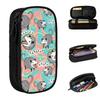 Opossum Screm Pattern Pencil Case Creative Possum Animal Pen Pencil Bags Kids Large Storage School Supplies Gifts Pencil Pouch