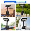 Solar-Powered Dual-User Clip-on Outdoor Wall Lamp with Remote Control