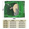Cute T-Totoros Blanket Warm Cozy Fluffy  Throw Blankets for Bed 50x60 Inch Multiple Sizes Bedspread
