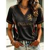 2026 Edition England Fans Football Training T-Shirt - 3D Digital Printing - Comfortable and Breathable - Family Clothing