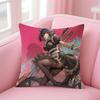 Game ZZenless Zone Zero Cushion Cover Natural Linen Pillow Case DoubleSided Print Decorative Sofa Pillowcase Home Decor Gift