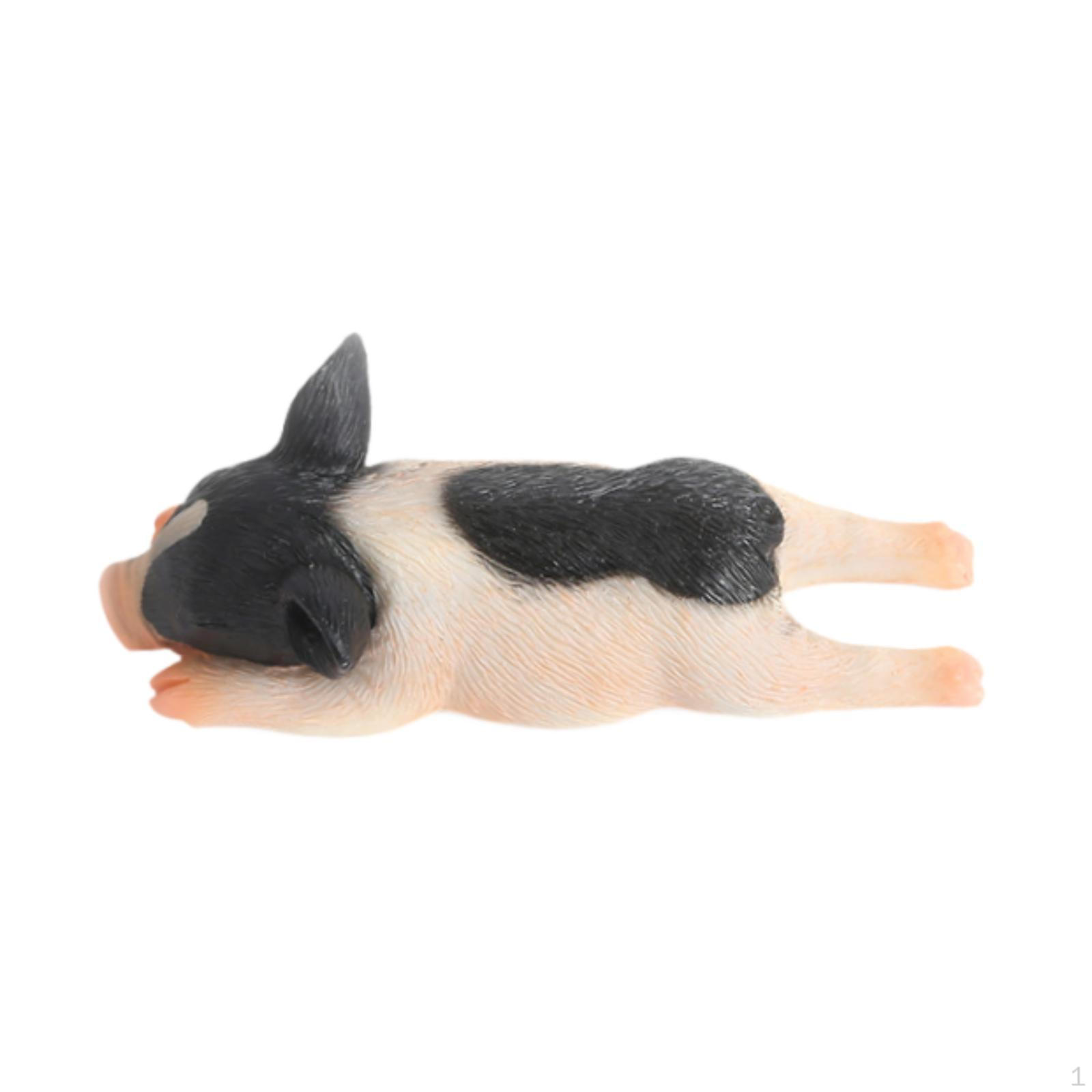 

Piggy Fridge Sticker Decoration Artwork Collectible DIY Whiteboard Reminder Refrigerator for 6.5cmx4.1cm_Black dots and White