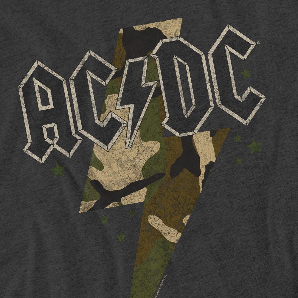 AC/DC Unisex Adult Camo Bolt T-Shirt