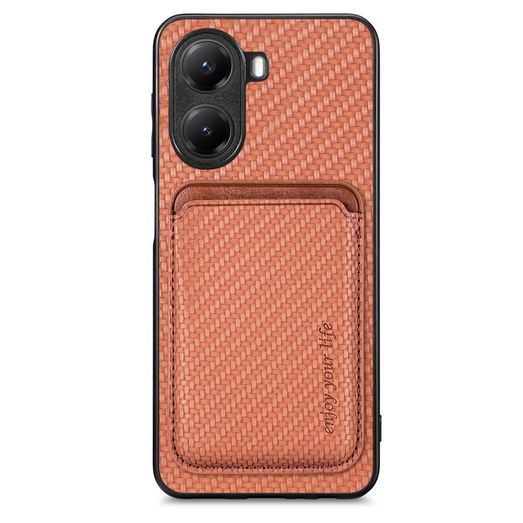 For Xiaomi Poco X7 Pro 5G/Xiaomi Redmi Turbo 4 5G Case Magnetic Detachable Card Holder Phone Back Cover
