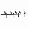 VidaXL Sliding Door Hardware Kit 200 Cm Steel Black, Sliding Door Hardware, Door Rail of 3295722