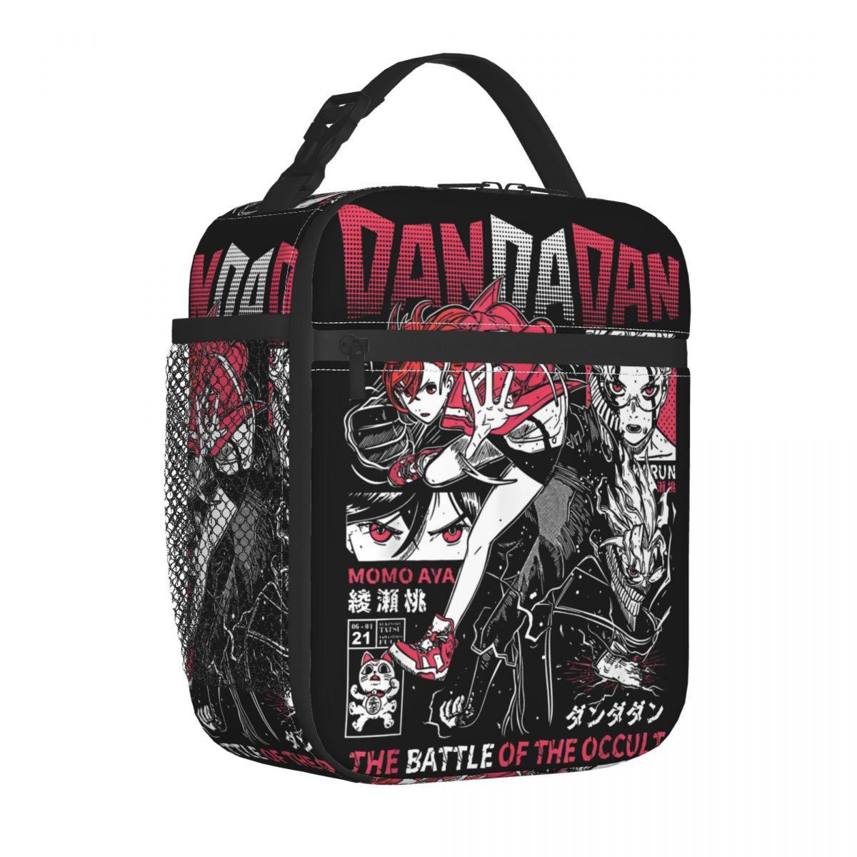 Insulated Lunch Bag Dandadan Shonen Manga Anime Product Lunch Container Fashion Cooler Thermal Lunch Box For School One Size
