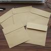 10 Stück quadratische Mini-Blanko-Umschläge aus Kraftpapier in Bonbonfarbe für Mitgliedskarten, kleine Aufbewahrungspapierumschläge für Grußkarten, 10 x 10 cm