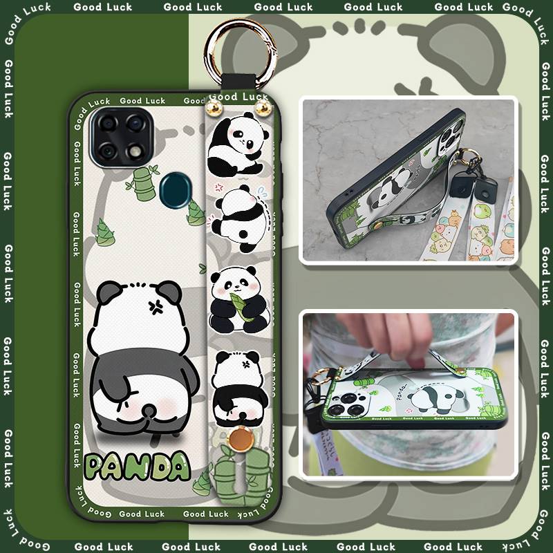 Kickstand Wrist Strap Phone Case For ZTE Blade V2020 Vita/Blade20 Smart/10 Smart Anti-knock Cartoon Soft case Waterproof