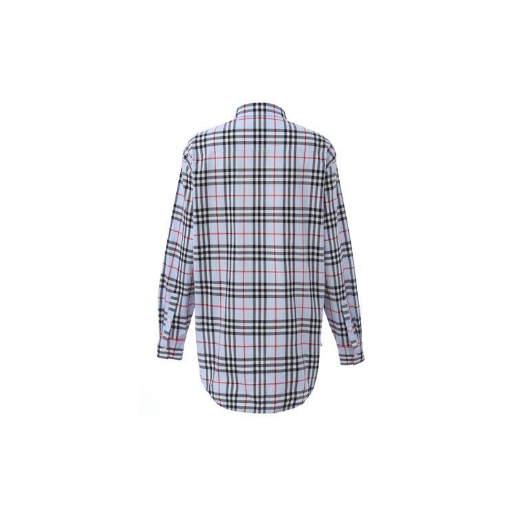 Burberry Shirt Women's Light Blue Gray 80118351