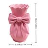 Modern Nordic Styles 3D Printed Bowknot Design Vases Ideal For Dried Flower Arrangement And Desktop Display Pen Holder
