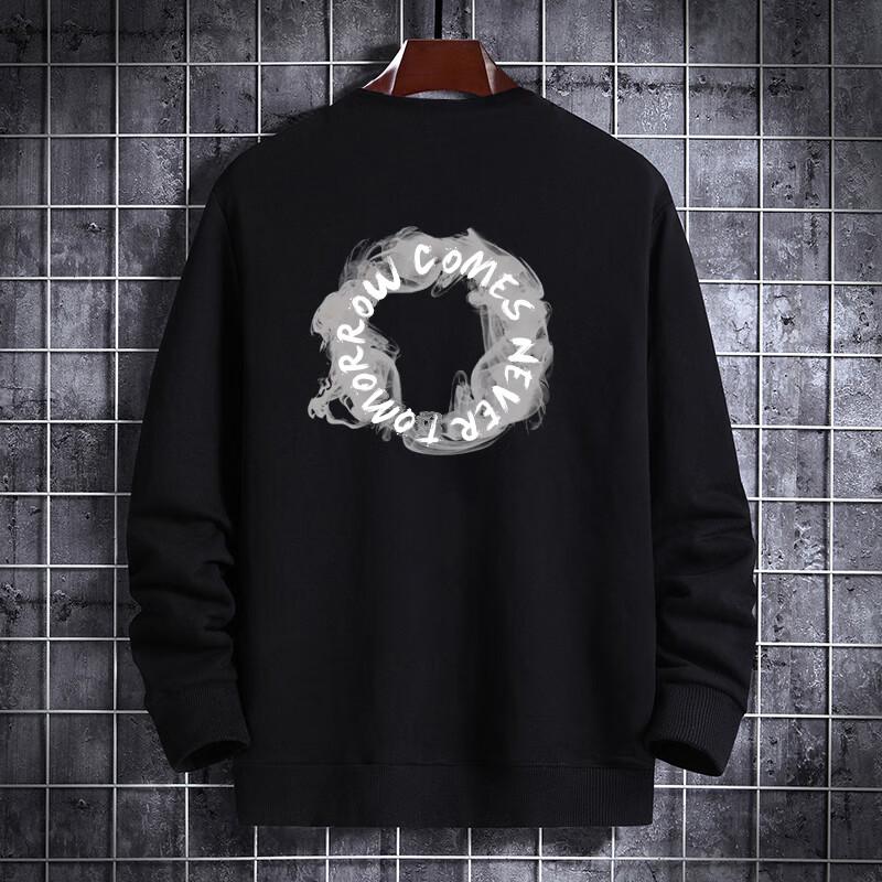 GENIOLAMODE Men's Chinese Style Loose Fit Crew Neck Pullover