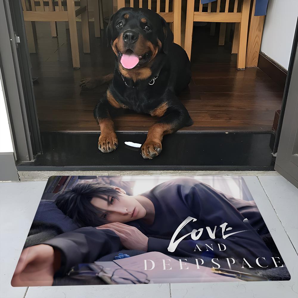 Game Love And Deepspace Floor Mat Bathroom Mat Kids Room Bedroom Decoration Balcony Anti-Slip Doormat Living Room Bedside 40cm x 60cm