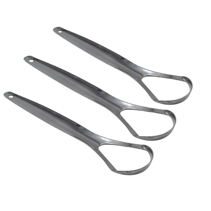Clean Tongue Scraper Stainless Steel Tongue Remover Tongue Coating Halitosis Oral Care Scraping Brush Tongue Oral Cleaner Tools