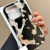 Gradient Ink Marks Laser Phone Case For Phone 17 Air 16 15 14 13 12 11 Pro Max XS XR 7 8 Plus Stylish Leopard Print Bumper Cover