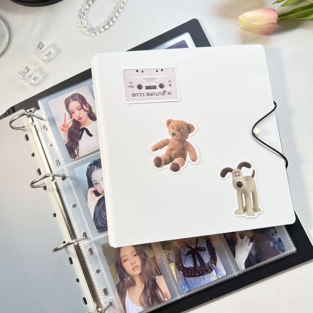Four-box Grid Photocard Collecting Candy Color Photocard Binder Collect Your Memories