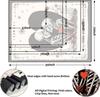 Die Liebenden Totenkopf Wandteppich Schwarz-Weiß Skelett Wandbehänge Vertikal Hexisch Gotisch Wand Schlafzimmer Dekoration für Wohn