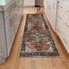 Sweet Soft Vintage Floral Persian Throw Rug Easy Clean Rugs For Living Room Hallway Floor Mat Home Decor