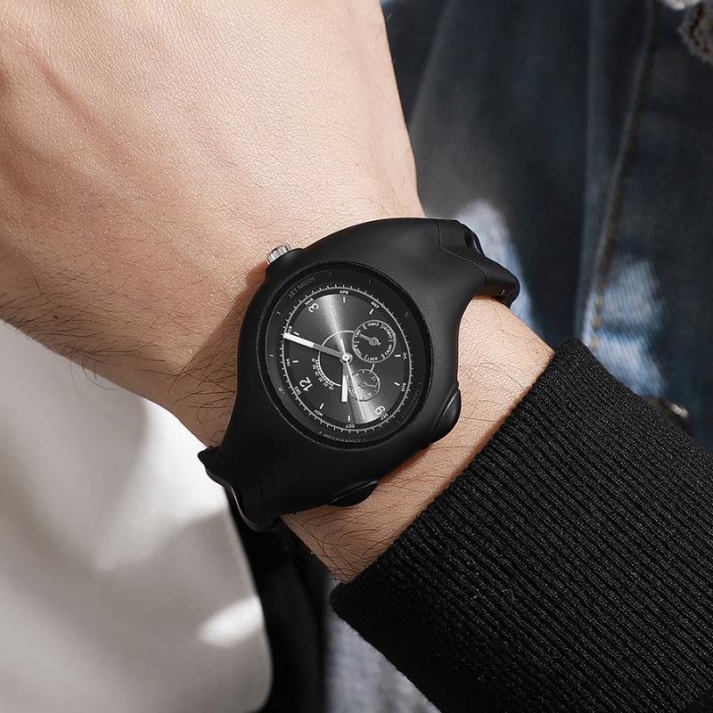 Medieval Special-shaped Decorative Plastic Watch Twisted Retro Fashion High-end Ins Niche Quartz Watch