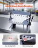 Box and Pan Brake, 305 mm/12 inch Sheet Metal Bending Brake, 20-Gauge Mild Steel Capacity, 0-135 Degree Adjustable, Metal Bender Machine with 5