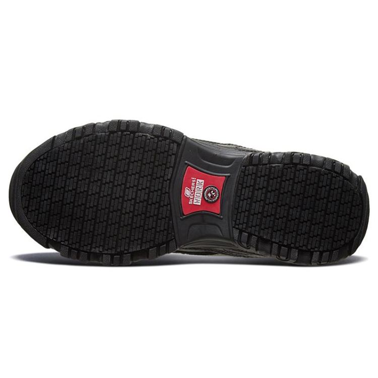 Skechers DLites SR Mesh Synthetic Leather Retro Breathable Height Increasing Low Top Dad Shoes Women Sneaker Black 76605-BLK