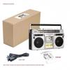 Retro Cassette Player & FM Bluetooth Speaker - Nostalgic Stereo Recorder for Outdoors
