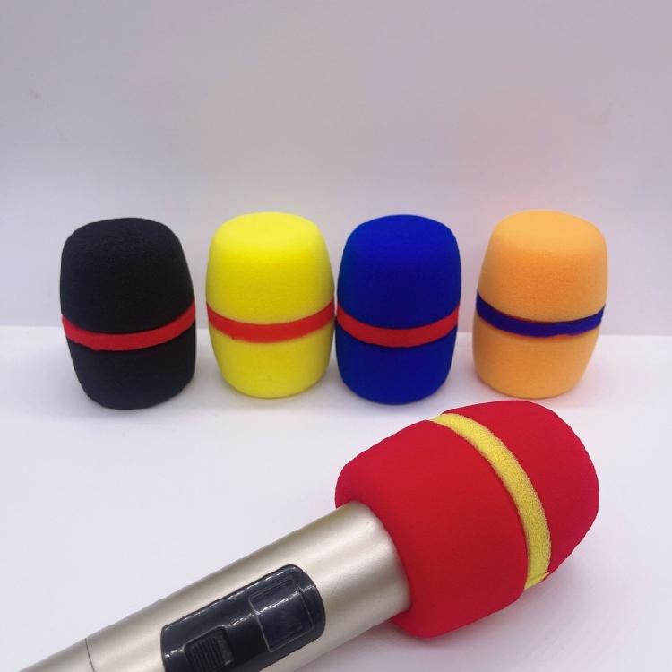 5Pcs Replacement Microphone Sponge Cover Thickened Mic Dust Proof Covers Foam Mic Filter for Studio Interviews Karaok
