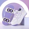 Four-wheel Runaway Shoes Girls Sports Pulley Shoes New Spring Burst Wheels Children's Skating