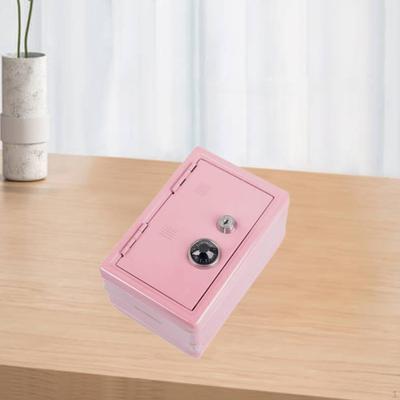 Tirelire en fer avec serrure pour pièces de monnaie