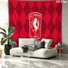 FC Twente Enschede Wall tapestry, aesthetic printed fabric blanket, suitable for bedroom, living room, and home decor.