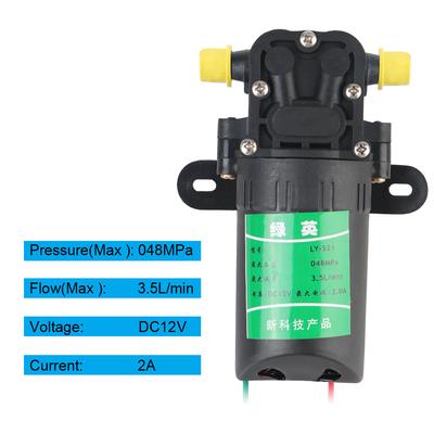 Agricultural Electric Water Pump DC12V 3,5L/min Ανθεκτικό Ψεκασμό Νερού Αξεσουάρ Ψεκαστήρα Διαφράγματος Μικρο-Υψηλής Πίεσης Car Wash
