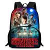 Stranger Things Printed Backpack Stranger Things5 Student School Bag Cartoon Lightweight Front Bag Backpack